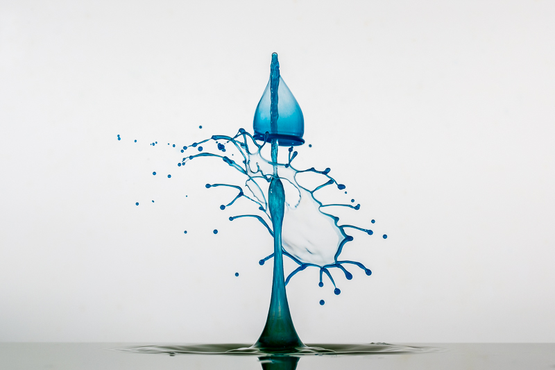 Instagram - Liquid Art - Still Life - TaT - Tropfen - Tropfenfotografie - View_F - Wasserspritzer - Wassertropfen   von Anna Kropf | Franco Tessarolo